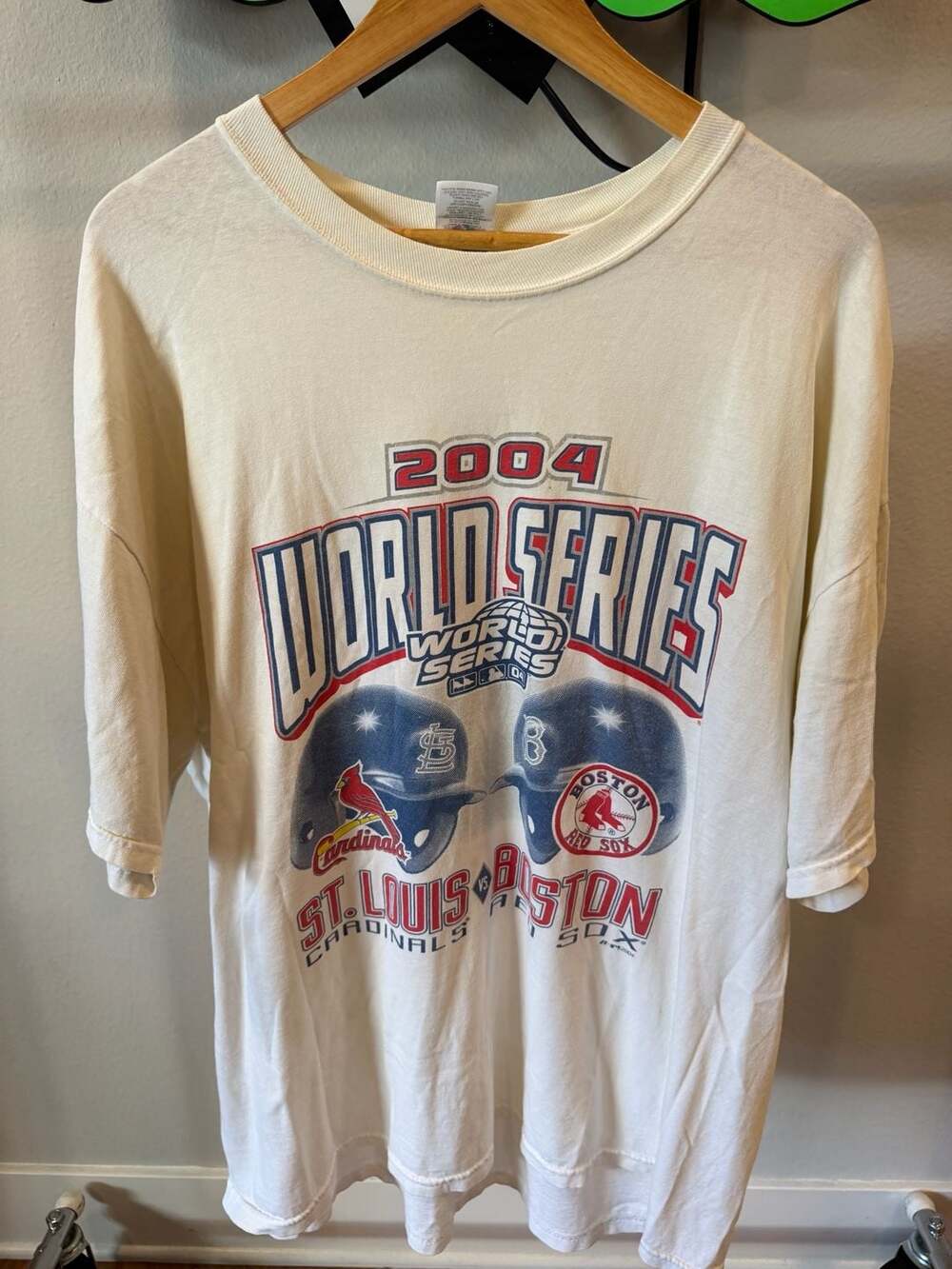 Vintage 2004 World Series St. Louis Cardinals vs. Boston Red Sox T-Shirt